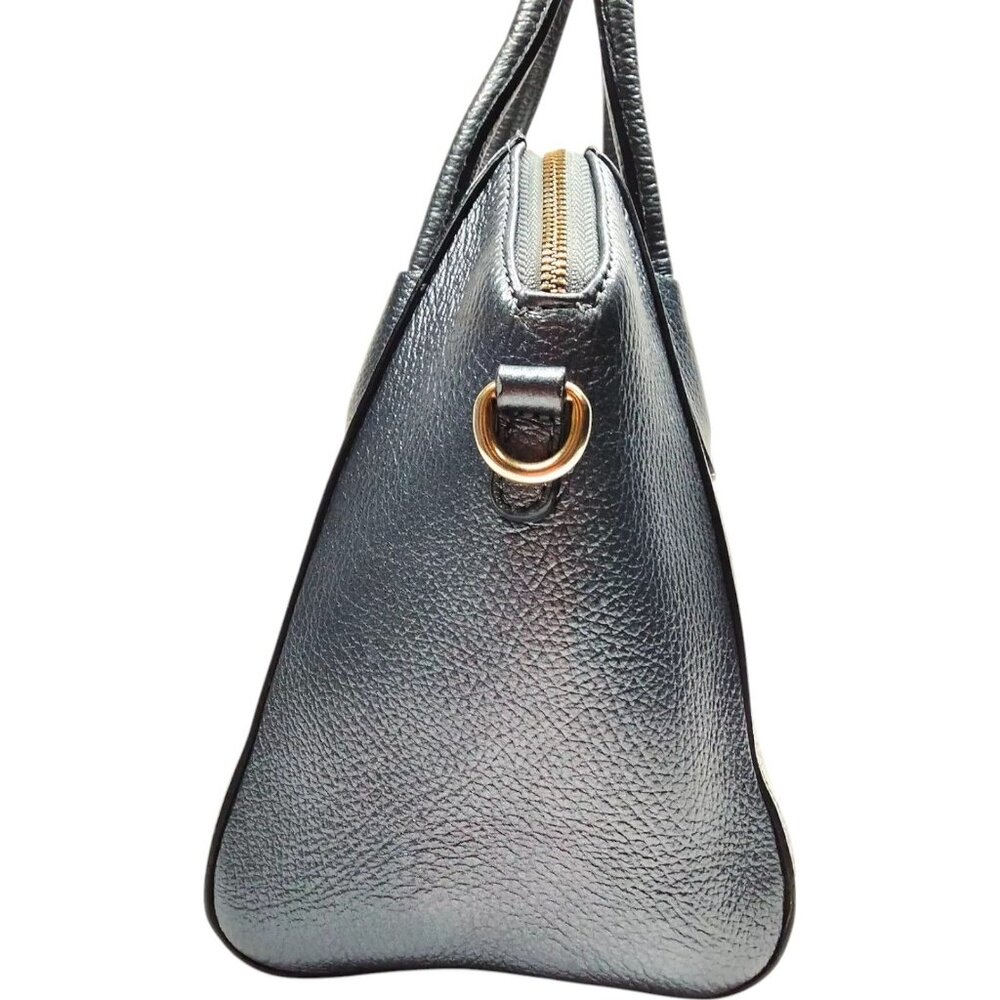 689323BA (X4) Valentino Garavani Hand Bag Gray Leather - Picture 2 of 9